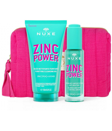Nuxe Zinc Power Sérum 30 ml + Fluide Matifiant 15 ml Offert