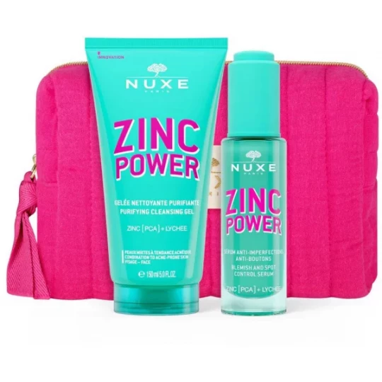 Nuxe Zinc Power Sérum 30 ml + Fluide Matifiant 15 ml Offert
