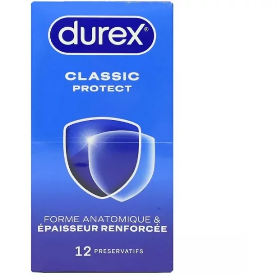 Durex Classic Protect Préservatifs x 12