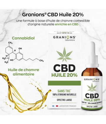 Granions Huile CBD 20% 10 ml