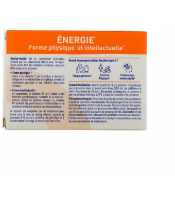 Boiron Oscillo'Vitalité Comprimés Effervescents x 20