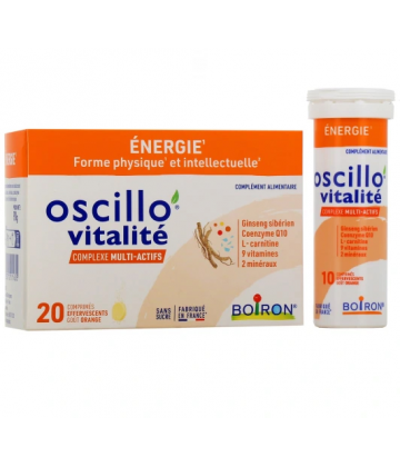 Boiron Oscillo'Vitalité Comprimés Effervescents x 20