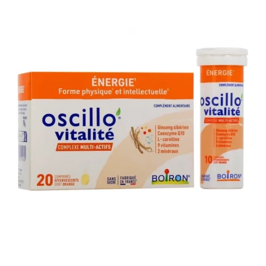 Boiron Oscillo'Vitalité Comprimés Effervescents x 20