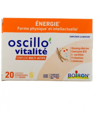 Boiron Oscillo'Vitalité Comprimés Effervescents x 20
