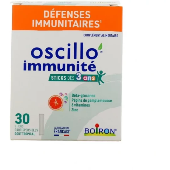 Boiron Oscillo'Immunité Dès 3 Ans Sticks x 30 - image 3
