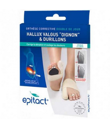 Epitact Orthèse Double Epithélium + Hallux Valgus