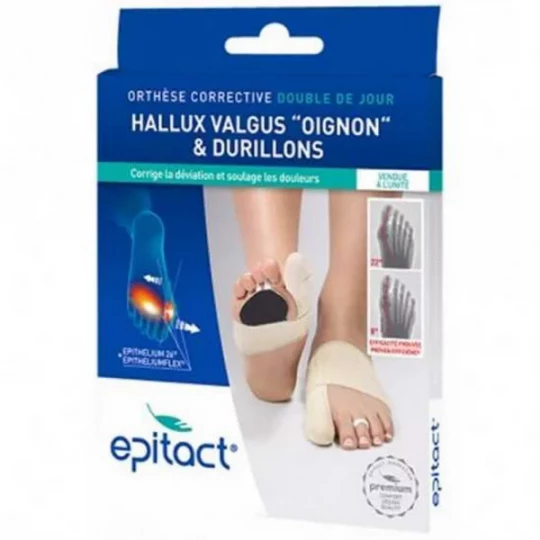 Epitact Orthèse Double Epithélium + Hallux Valgus