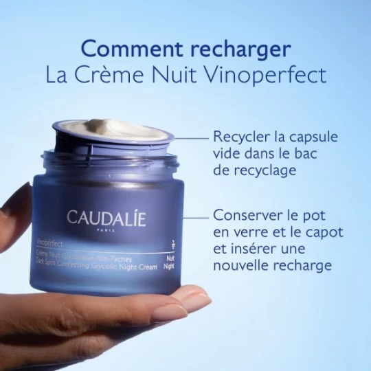 Caudalie Vinoperfect Crème Nuit Glycolique Anti-Taches Recharge 50 ml - image 2
