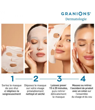 Granions Dermatologie Masque Anti-Âge x 2 + 1 Offert