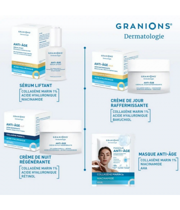 Granions Dermatologie Masque Anti-Âge x 2 + 1 Offert