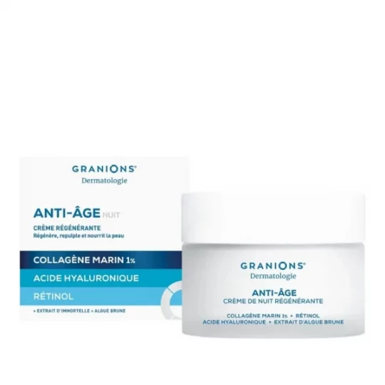 Granions Dermatologie Crème Régénérante Anti-Âge Nuit 50 ml