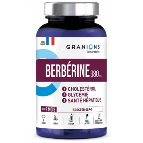 Granions Berbérine 380 mg Gélules x 60