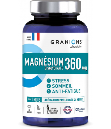 Granions Magnésium Bisglycinate 360 mg Shots x 10