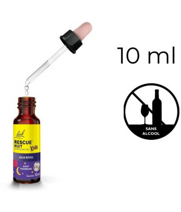 Rescue Nuit Kids Compte-Gouttes Framboise 10 ml