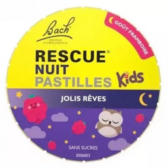 Rescue Nuit Kids Pastilles Framboise 50 g