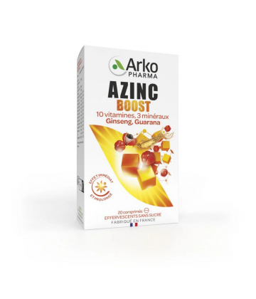 Arkopharma Azinc VIT.C 1000 mg + Zinc Comprimés Effervescents x 20