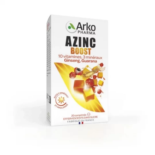 Arkopharma Azinc VIT.C 1000 mg + Zinc Comprimés Effervescents x 20
