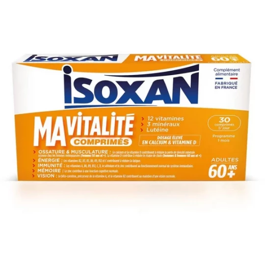 Isoxan Ma Vitalité 60+ Comprimés x 30
