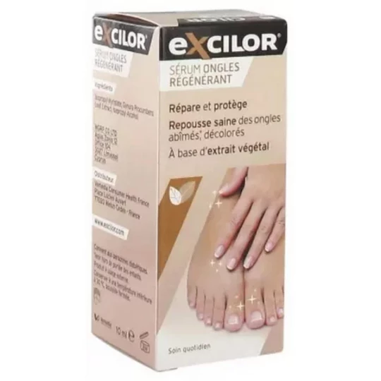 Excilor Sérum Ongles Régénérant Flacon Compte-Goutte 10 ml
