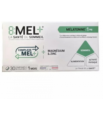 8MEL+ Mélatonine 1 mg Comprimés