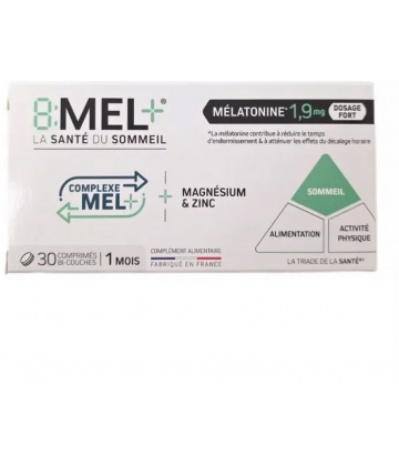 8MEL+ Mélatonine 1,9 mg Comprimés