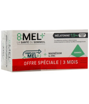 8MEL+ Mélatonine 1,9 mg Comprimés