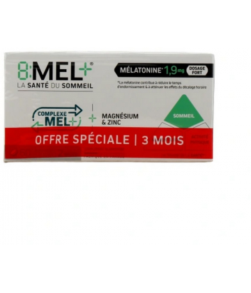 8MEL+ Mélatonine 1,9 mg Comprimés