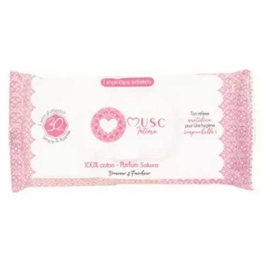 Musc Intime Lingettes Intimes Sakura x 30