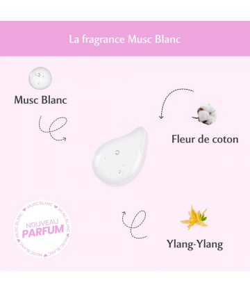 Musc Intime l'Irrésistible Parfum Cheveux Musc Blanc 50 ml