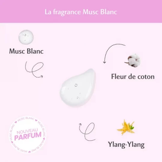 Musc Intime l'Irrésistible Parfum Cheveux Musc Blanc 50 ml - image 3