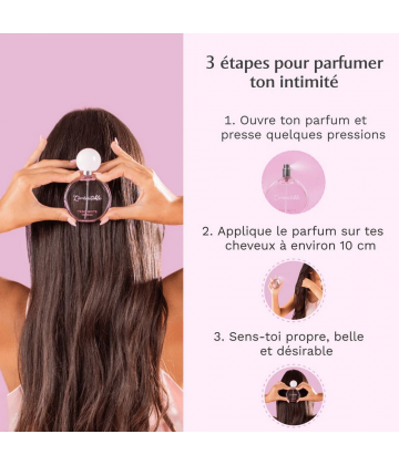 Musc Intime l'Irrésistible Parfum Cheveux Musc Blanc 50 ml