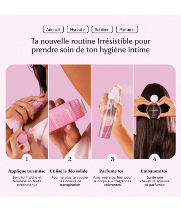 Musc Intime l'Irrésistible Parfum Cheveux Musc Blanc 50 ml