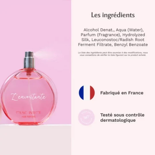 Musc Intime l'Envoutante Parfum Cheveux Rose Mystik 50 ml - image 5