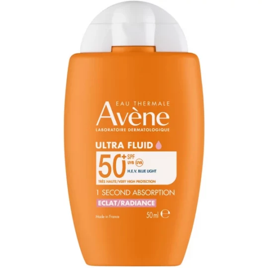 Avène Solaire Ultra Fluid Éclat Radiance SPF50+ 50 ml