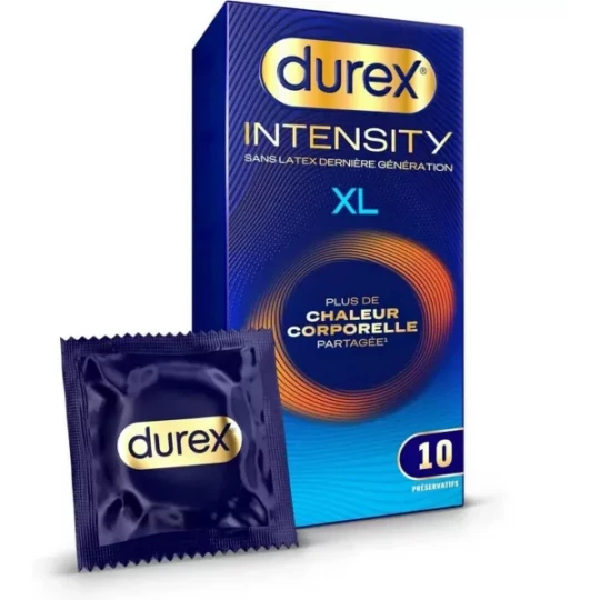 Durex Préservatifs Intensity Sans Latex XL x 10