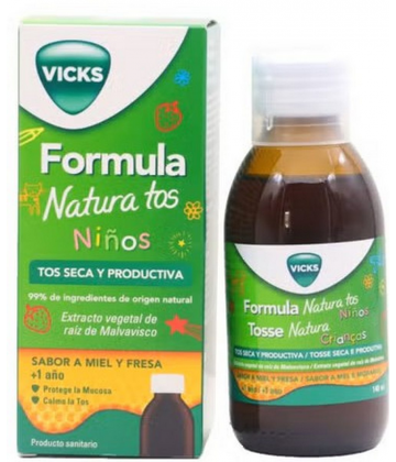 Vicks Toux Natura Enfants Sirop 140 ml