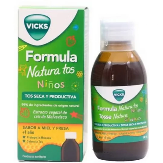 Vicks Toux Natura Enfants Sirop 140 ml