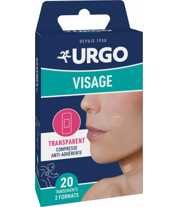 Urgo Visage Pansements Transparent 2 Formats x 20