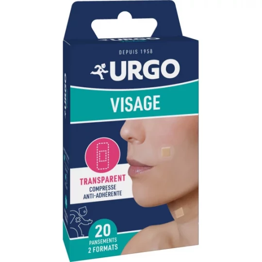 Urgo Visage Pansements Transparent 2 Formats x 20