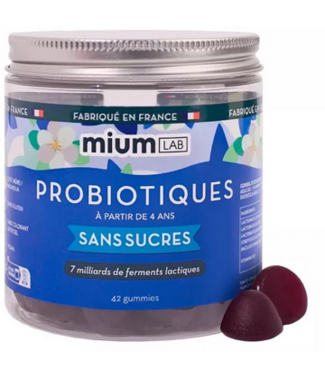 Mium Lab Probiotiques Sans Sucres Gommes x 42