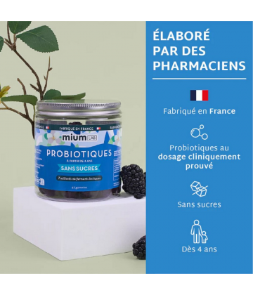 Mium Lab Probiotiques Sans Sucres Gommes x 42