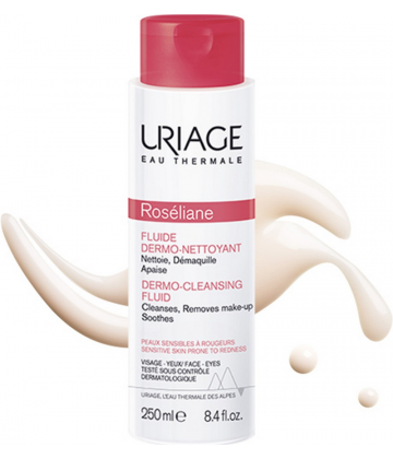 Uriage Roséliane Fluide Dermo-Nettoyant 250 ml