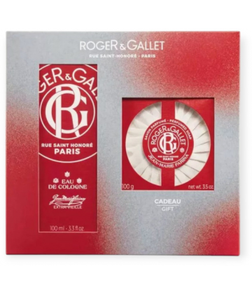 Roger&Gallet Coffret Noël Jean Marie Farina 100 ml + Savon Parfumé 100 g Offert 