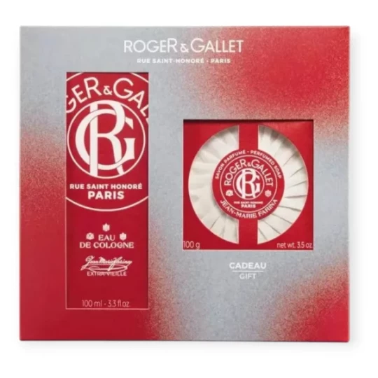 Roger&Gallet Coffret Noël Jean Marie Farina 100 ml + Savon Parfumé 100 g Offert 