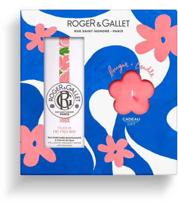 Roger&Gallet Coffret Eau de Parfum Bienfaisante Fleur de Figuier 30 ml + Bougie 85 g offerte