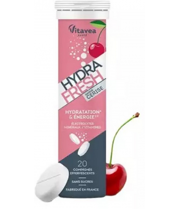 Vitavea Hydrafresh Hydratation et Énergie Comprimés Effervescents x 20