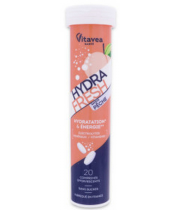 Vitavea Hydrafresh Hydratation et Énergie Comprimés Effervescents x 20
