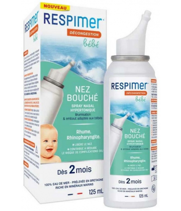 Respimer Décongestion Bébé Spray Nasal Forte Congestion 100 ml
