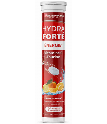 Forté Pharma Hydra Forté Énergie Vitamine C Taurine Comprimés Effervescents x 24
