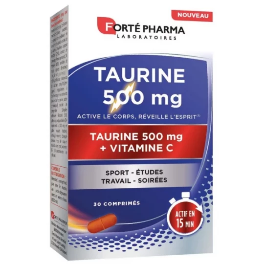 Forté Pharma Taurine 500 mg Comprimés x 30